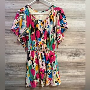 Corey Lynn Calter floral midi dress